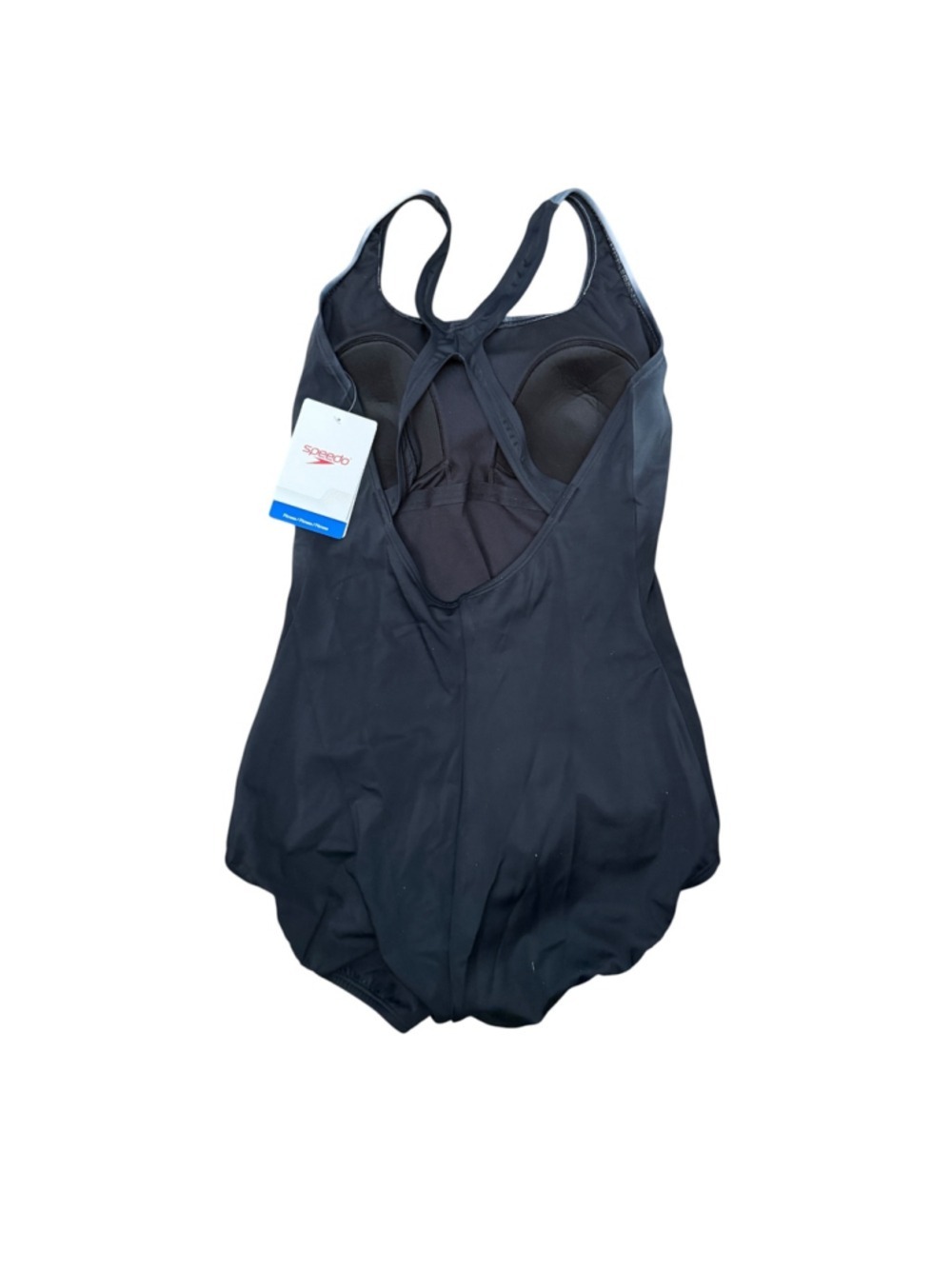 Speedo Women’s One Piece Fitness Swimsuit Anthracite Gray Black Size US 14 NWT - Picture 6 of 8